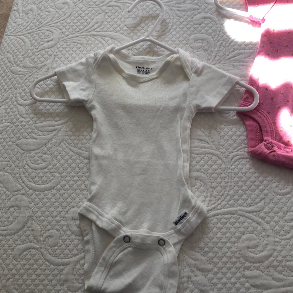 Baby white onsie